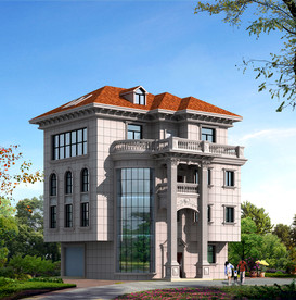 自建别墅效果图