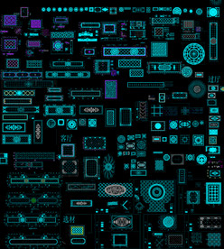 地面拼花cad图