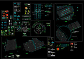 广场铺地园路铺装图
