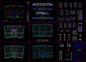 中型超市建筑施工图