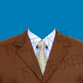 老年人西装模板