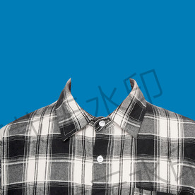 男士格子衫模板