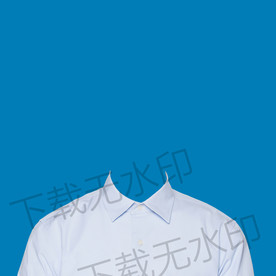 半身白衬衫寸照