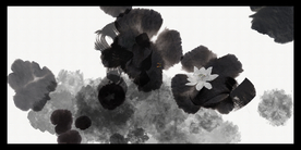 高雅荷花装饰画