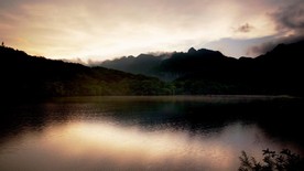 绚丽多彩的山间延时