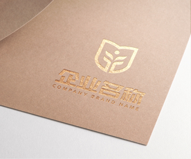 logo烫金效果图样机