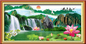 山水画国画山水画