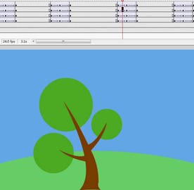 树木风吹动效果5秒