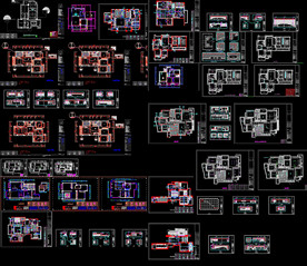 天花顶棚施工图
