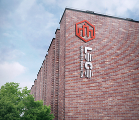 学校楼LOGO样机