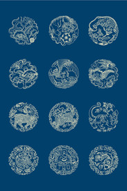 龙凤呈祥吉祥图案