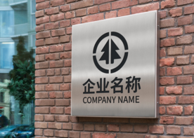 广告牌logo效果图