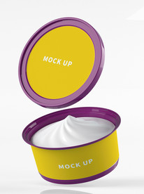 原创3D雪糕桶样机