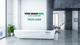 形象墙样机 LOGO墙样机