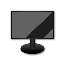 立式方形显示器