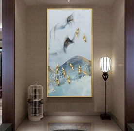 飞鸟玄关背景墙