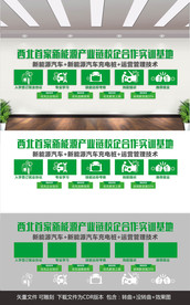 校企合作企业文化墙