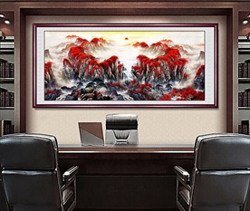 鸿运当头风水画