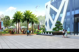 售楼部景观效果图