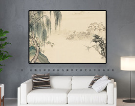 新中式挂画无框画