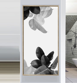 北欧简约树叶玄关