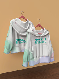 帽子卫衣样机图案可更改