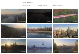 城市发展重庆延时震撼影视素材宣