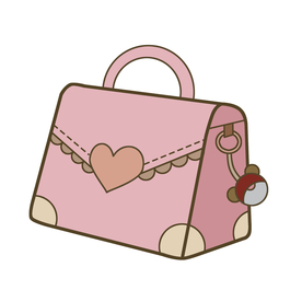 少女包包手绘