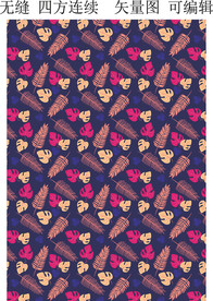 春夏植物图案 植物装饰素材