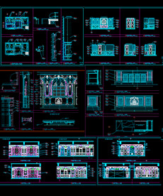奢华法式家居立面图