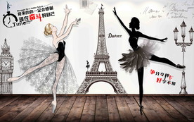 原创现代简约舞蹈室芭蕾舞瑜伽馆