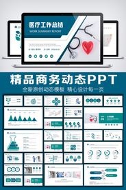 医疗工作总结汇报动态PPT模板