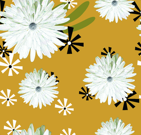 小碎花 手绘花  大牌  潮流