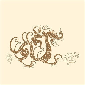 古典龙纹图案