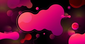 抽象曲线矢量线条