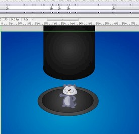 变魔术变老鼠和河狸的动画15秒