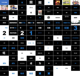 黑色炫酷文字快闪动感PPT动画