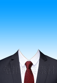 西装证件照服装模板