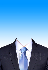 西装证件照服装模板