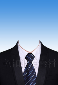 西装证件照服装模板