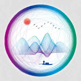 新中式山水装饰画