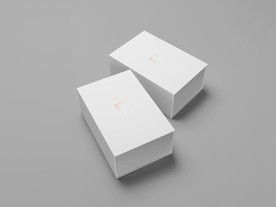 白色空白纸质包装盒样机