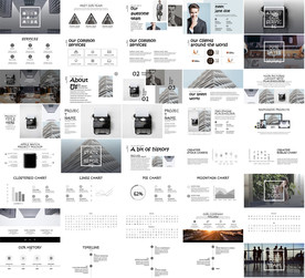 通用欧美大气杂志风ppt模板
