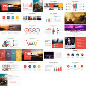 通用欧美大气杂志风ppt模板