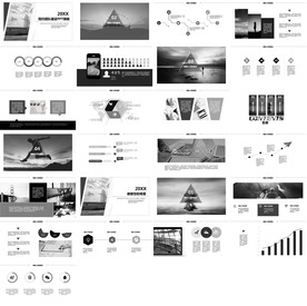 欧美大气杂志风ppt通用模板