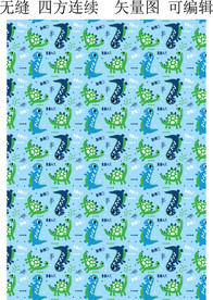 恐龙 卡通 图案 儿童