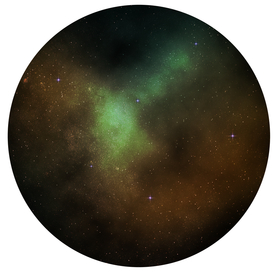圆形星空图