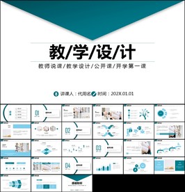 教育培训教学设计公开课PPT