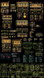 CAD服务台装修图