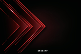 抽象红色三角形